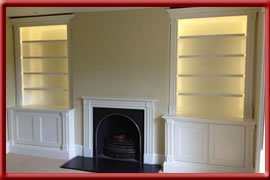 period alcove units from Top Drawer Fitted Furniture