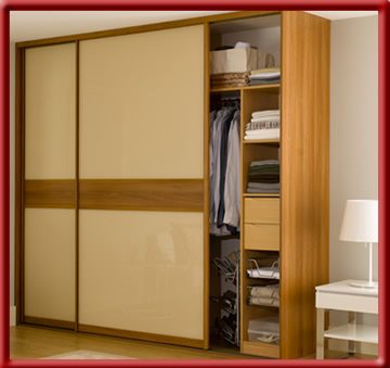 wooden sliding wardrobes from Top Drawer 
                    Fitted Furniture