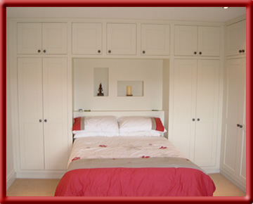 overbed wardrobe from Top Drawer 
                    Fitted Furniture